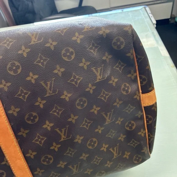 Rare Louis Vuitton Monogram Keepall Bandouliere 60 Boston bag M41422 PVC Brown - Picture 13 of 16